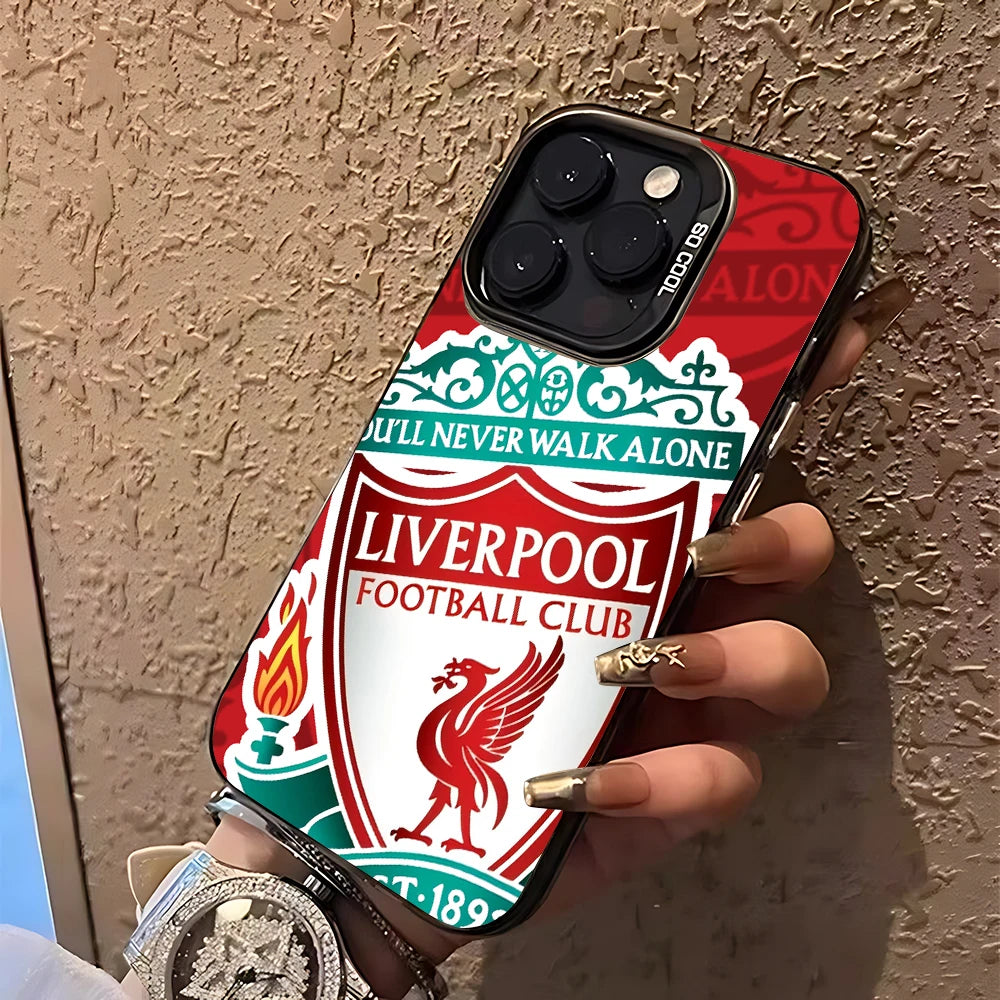 Red Army-L-Liverpools-FC-Phone Case For iPhone 16 15 14 13 12 11 mini Pro Max X XSMAX 8 7 Plus Anti Fall Matte Cover