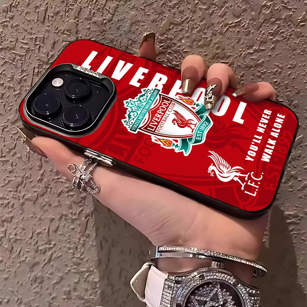 Red Army-L-Liverpools-FC-Phone Case For iPhone 16 15 14 13 12 11 mini Pro Max X XSMAX 8 7 Plus Anti Fall Matte Cover